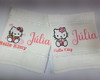 Imagem 2 - Toalha Lavabo Hello Kitty. Kit com 2 Toalhinhas.