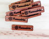 Imagem 2 - Etiqueta Personalizada de Couro Sintético - 1x2cm