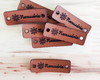 Imagem 4 - Etiqueta Personalizada de Couro Sintético - 1x2cm