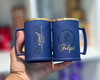 Imagem 1 - Canecas de Chopp 350ml Acrílico Azul Fosco - Formatura