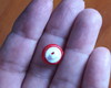 Imagem 4 - Kit com 70 Botoes Nº 12 Forrado com Tecido Vermelho