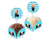 Imagem 2 - 80 Forminhas Doces Poderoso Chefinho + 80 Topper com Palito