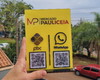 Imagem 4 - Placa Personalizada Logo e 2 Qr Codes com Acrílico Espelhado