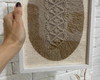 Imagem 4 - Kit com 2 Quadros de Madeira com Arte em Macramê