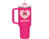 Imagem 2 - Copo Térmico com Alça e Canudo 1.2l - Hello Kitty