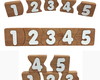 Imagem 2 - Blocos com Números Cubos com Números Blocos Numerais