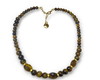 Imagem 1 - Choker Olho de Tigre com Banho de Ouro