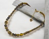 Imagem 2 - Choker Olho de Tigre com Banho de Ouro