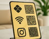 Imagem 1 - Placa Qr Code, Display Qr Code, Plaquinha Pix, Placa Pix