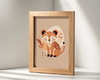 Imagem 1 - Quadro Infantil com Vidro - Moderno Animais Boho A4