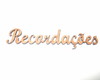 Imagem 1 - Aplique palavra MDF cru - Recordações