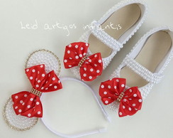 sapato infantil da minnie