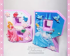 Letras 3d Princesas