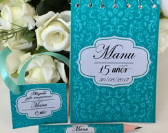 Bloquinho com Mini Lapis 15 Anos