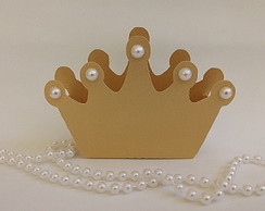 Caixa Coroa das Princesas com perolas