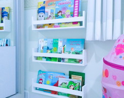 2 Prateleiras Livros Infantil 50l 15a 10p