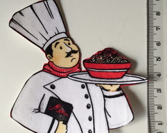2 Patch Aplique Termocolante Chef Bon Appetit - 2 Unidades