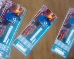 Convite personalizado tipo ingresso