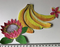 2 Patch Aplique Termocolante Banana ( 2 Unidades )