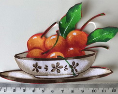 2 Patch Aplique Termocolante Prato com Frutas ( 2 Unidades )