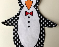 2 Patch Aplique Termocolante Pinguim Bolinhas m (2 Unidades)