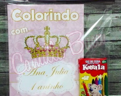 kit pintura coroa princesa elo7