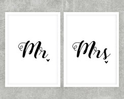 quadro mr e mrs