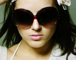 Headband Cordão branco e Flor Nude