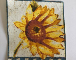 3 Patch Aplique Termocolante Girassol #1 ( 3 Unidades )