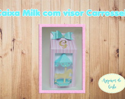 CAIXA MILK COM VISOR CARROSSEL ARQUIVOS SILHOUETTE