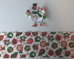 2 Kits Barra + Patch Aplique para Pano de Prato - Natal #14