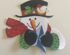 2 Patch Aplique Termocolante Boneco de Neve #4