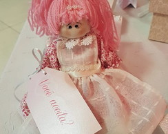 Convite Daminha - Boneca