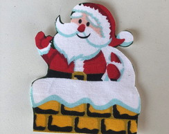 Patch Aplique Termocolante Papai Noel #8 ( 2 Unidades )