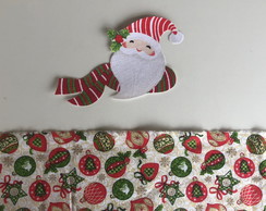 2 Kits Barra + Patch Aplique para Pano de Prato - Natal #27