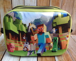 Estojo Personalizado Minecraft 3 Divisórias