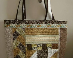 bolsa em patchwork