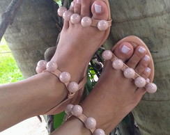 sandalia nude barata