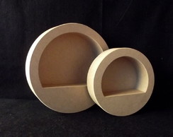 Nicho Redondo Duplo com 1/2 Base P/m