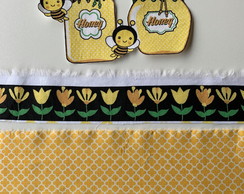 2 Kits Barra + Patch Aplique para Pano de Prato Abelhinha #5