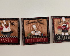 3 Patch Aplique Termocolante Cozinheiro