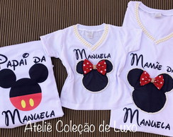 Camisetas de Minnie Vermelha Personalizadas