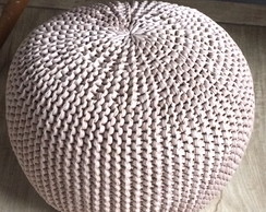 Puff Fio de Malha em Tricô