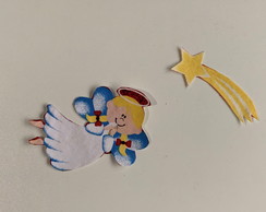 Patch Aplique Termocolante Natal - Anjo ( 2 Unidades )