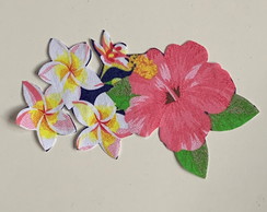 2 Patch Aplique Termocolante Flores ( 2 Unidades )