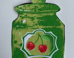 2 Patch Aplique Termocolante Vidro com Cereja ( 2 Unidades )