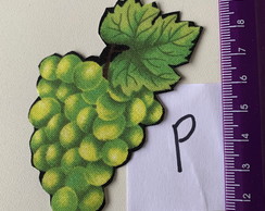 3 Patch Aplique Termocolante Cacho Uvas Verdes P 3 Unidades