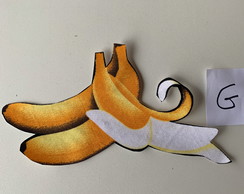 2 Patch Aplique Termocolante Bananas - Grande ( 2 Unidades )