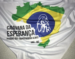Lenços Bandanas Personalizados dos Dois Lados com Miniaturas