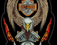 Patch Bordado Aguia harley